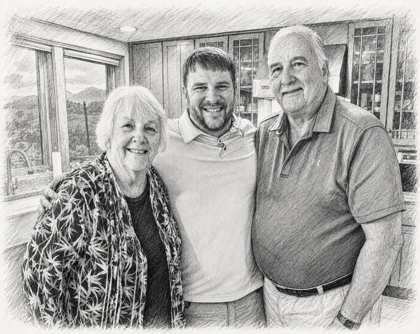 The family photograph provided in memory of Jim McCoy